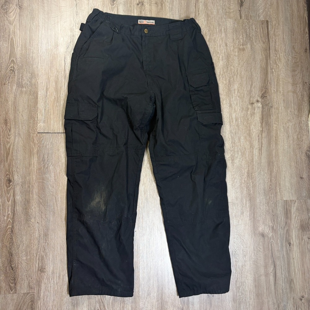 5.11 Tactical Men Taclite Pro Ripstop Cargo Pant 36x30 Black Work Military 74273